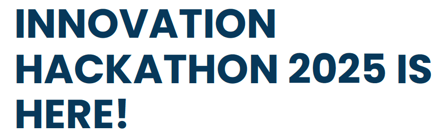Official poster for Innovation Hackathon 2025